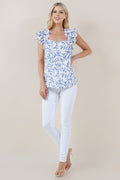 SL OVERSIZED RUFFLE STRAPS Top - T11346-1610
