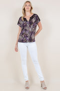 SS DOLMAN V NOTCH YOKE TOP - T11448-182-PFITY