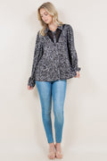 LS CHIFFON YOKE BUTTON FRONT SHIRT - T11500-A1430-1-FLITY