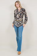 LS V NECK TOP WITH CHAIN BELT DETAIL - T11565-73056-1