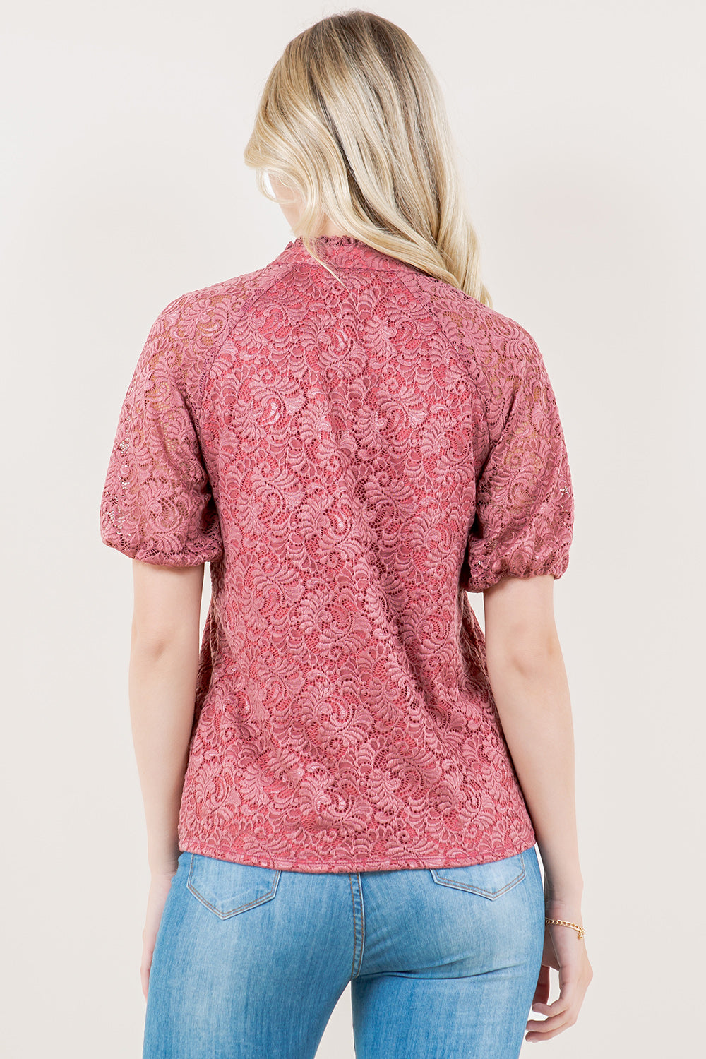 ELB RAGLAN SLV RUFFLE COLLAR SHIRT - T11631-MALIBU-MAUVE