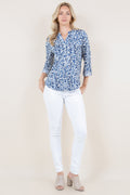 3/4 SLEEVE POPOVER W/FLAP POCKETS - T11632-A16286-CRITY