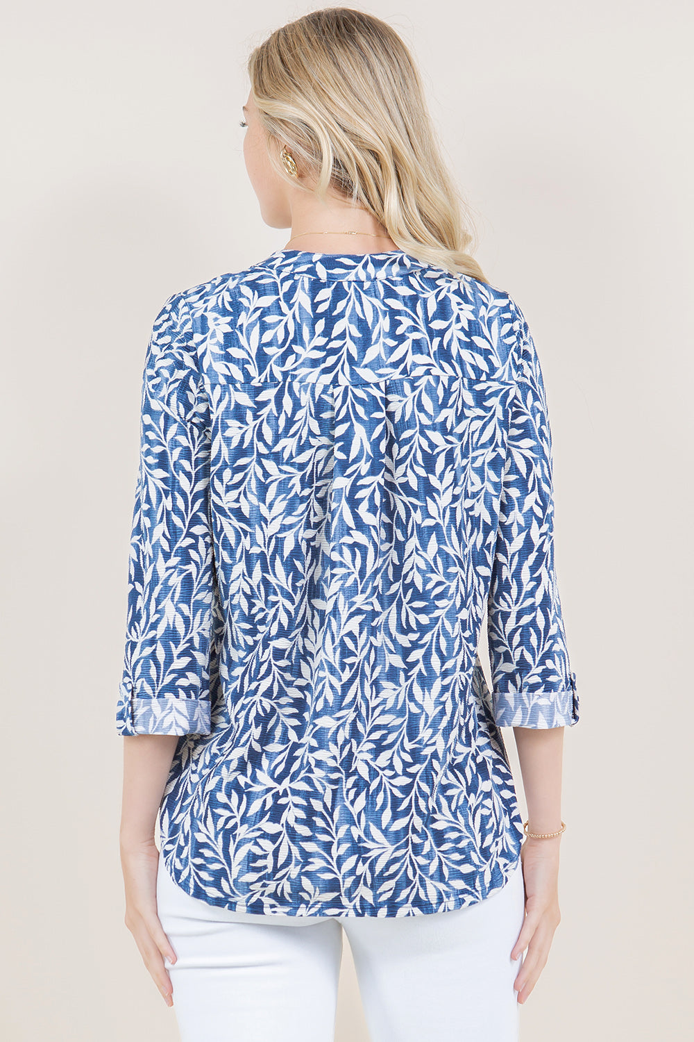 3/4 SLEEVE POPOVER W/FLAP POCKETS - T11632-A16286-CRITY