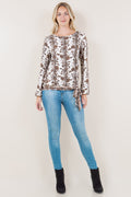 LS PUFF BOTTOM BOW TIE TOP - T11638-A4132