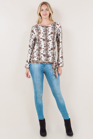 LS PUFF BOTTOM BOW TIE TOP - T11638-A4132