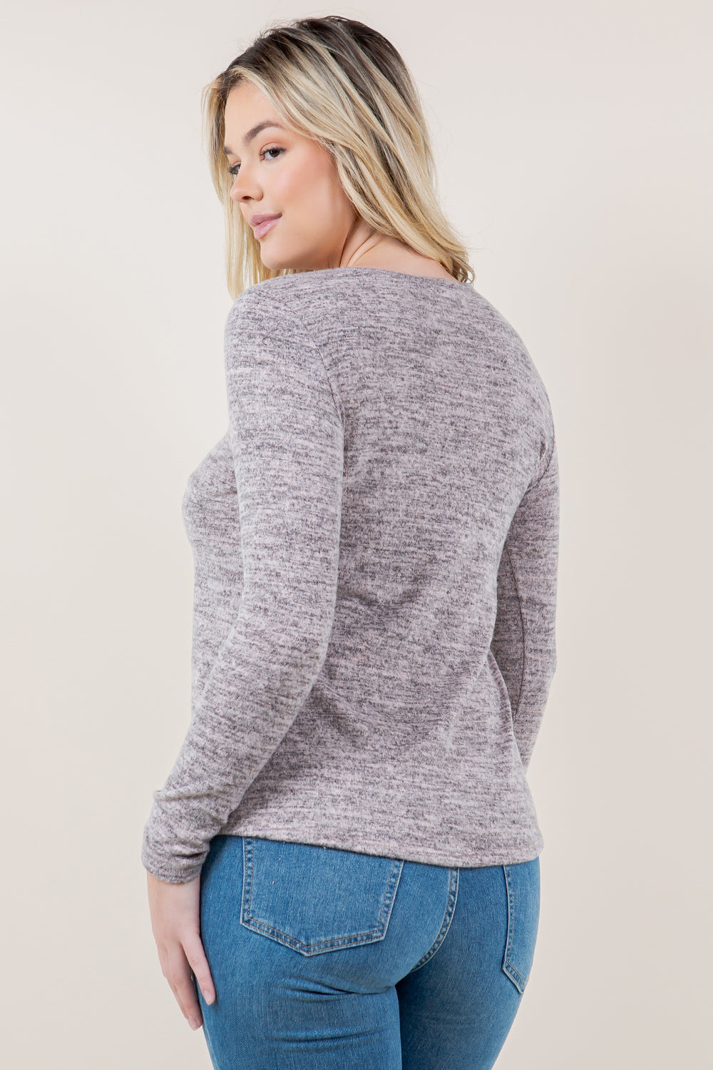 LS CUT OUT BOW FITTED TOP - T11642-2THACCI-PINKSAND