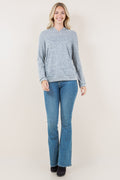 LS YOKE HOODIE - T11653-2THACCI-H GREY