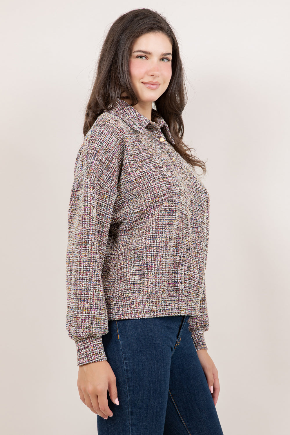 L/SLV HENLEY PULLOVER T11681-0294