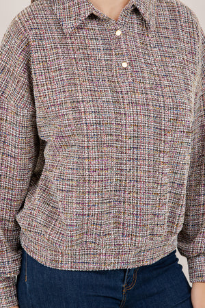 L/SLV HENLEY PULLOVER T11681-0294