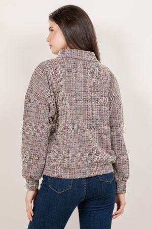 L/SLV HENLEY PULLOVER T11681-0294