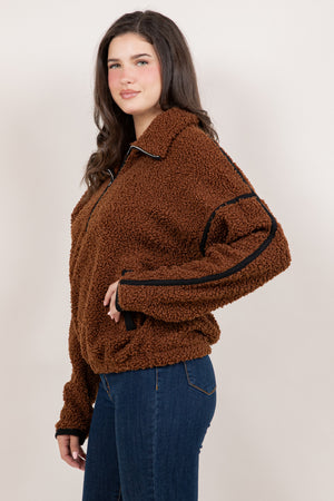 L/SLV HALF ZIP PULLOVER T11702-19189