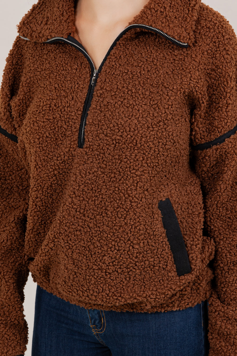 L/SLV HALF ZIP PULLOVER T11702-19189
