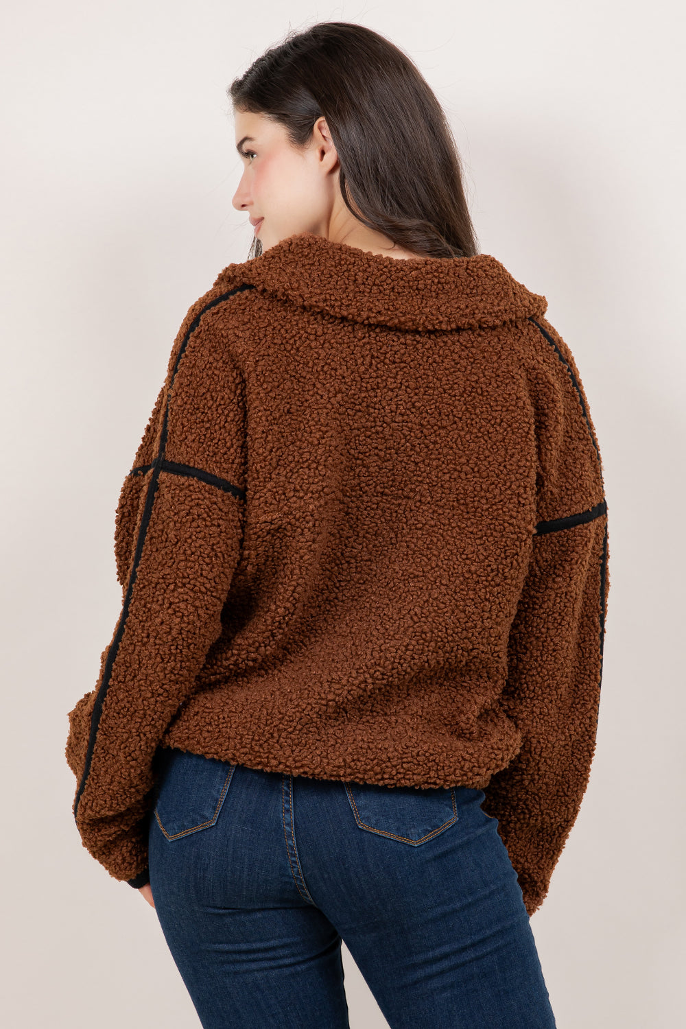 L/SLV HALF ZIP PULLOVER T11702-19189