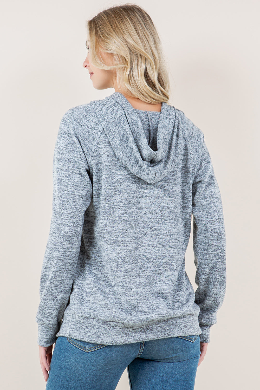 LS RAGLAN HENLEY PULLOVER HOODIE - T11749-2THACCI-HGREY
