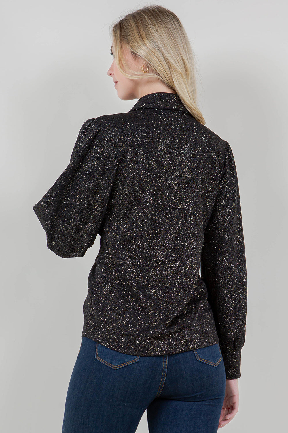 LS COLLAR BUTTON FRONT SHIRT - T11763-JN-5036