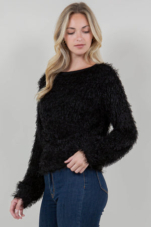 LS BUST SHIRR PULL OVER - T11775-ELSH