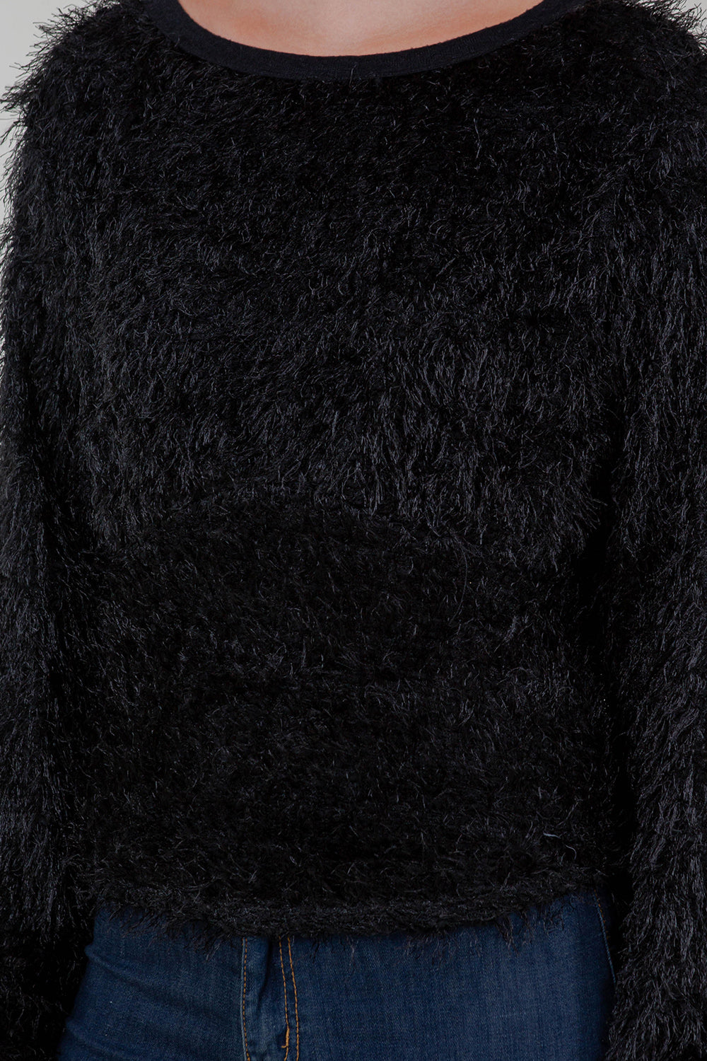 LS BUST SHIRR PULL OVER - T11775-ELSH
