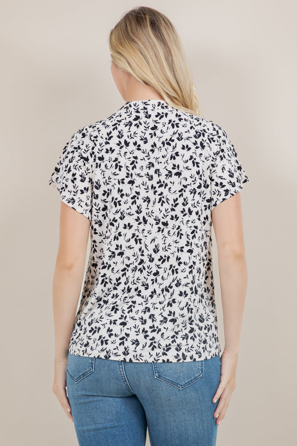 S/SLV RAGLAN PINTUCK TOP T12466-A4981