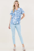 S/SLV BALLOON PEASANT SHIRT