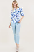 ELBOW SLV MANDARIN COLLAR POPOVER