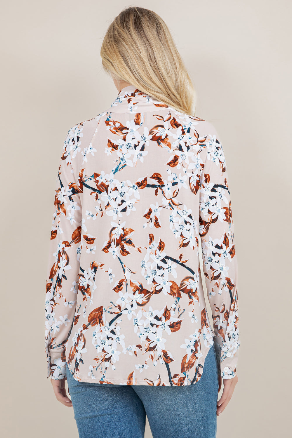 L/SLV BOW-COLLAR BLOUSE T12559-A581013
