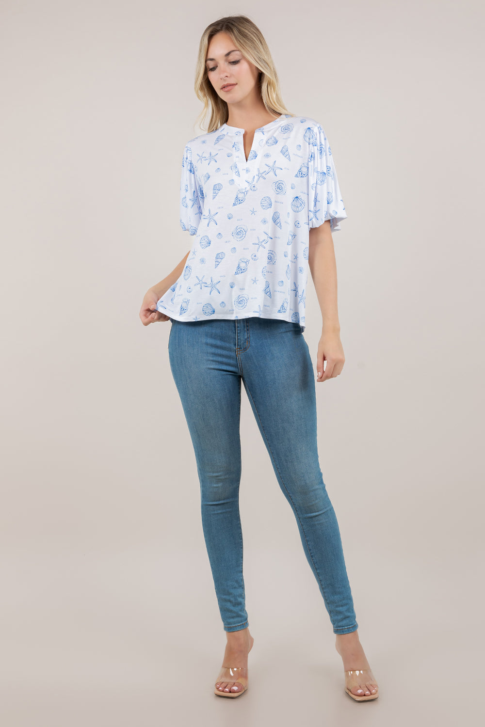 S/SLV BUBBLE POPOVER TOP T12573-84403