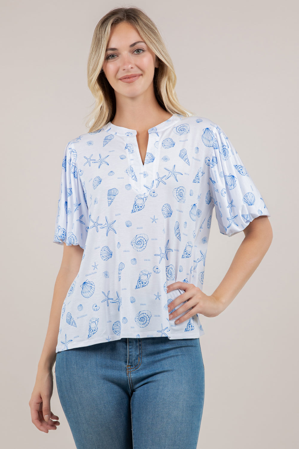 S/SLV BUBBLE POPOVER TOP T12573-84403