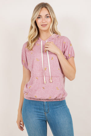 S/SLV BUBBLE KANGA HOODIE T12584-0918
