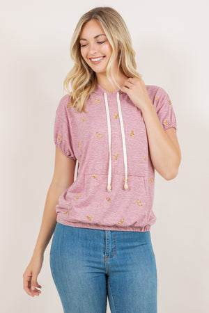S/SLV BUBBLE KANGA HOODIE T12584-0918