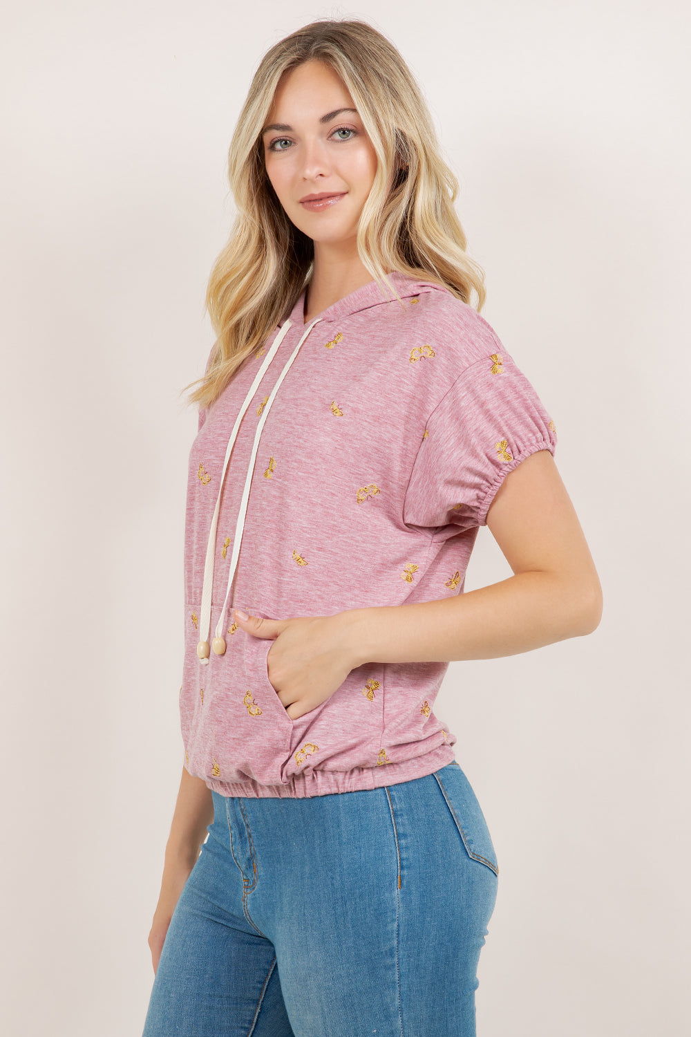 S/SLV BUBBLE KANGA HOODIE T12584-0918