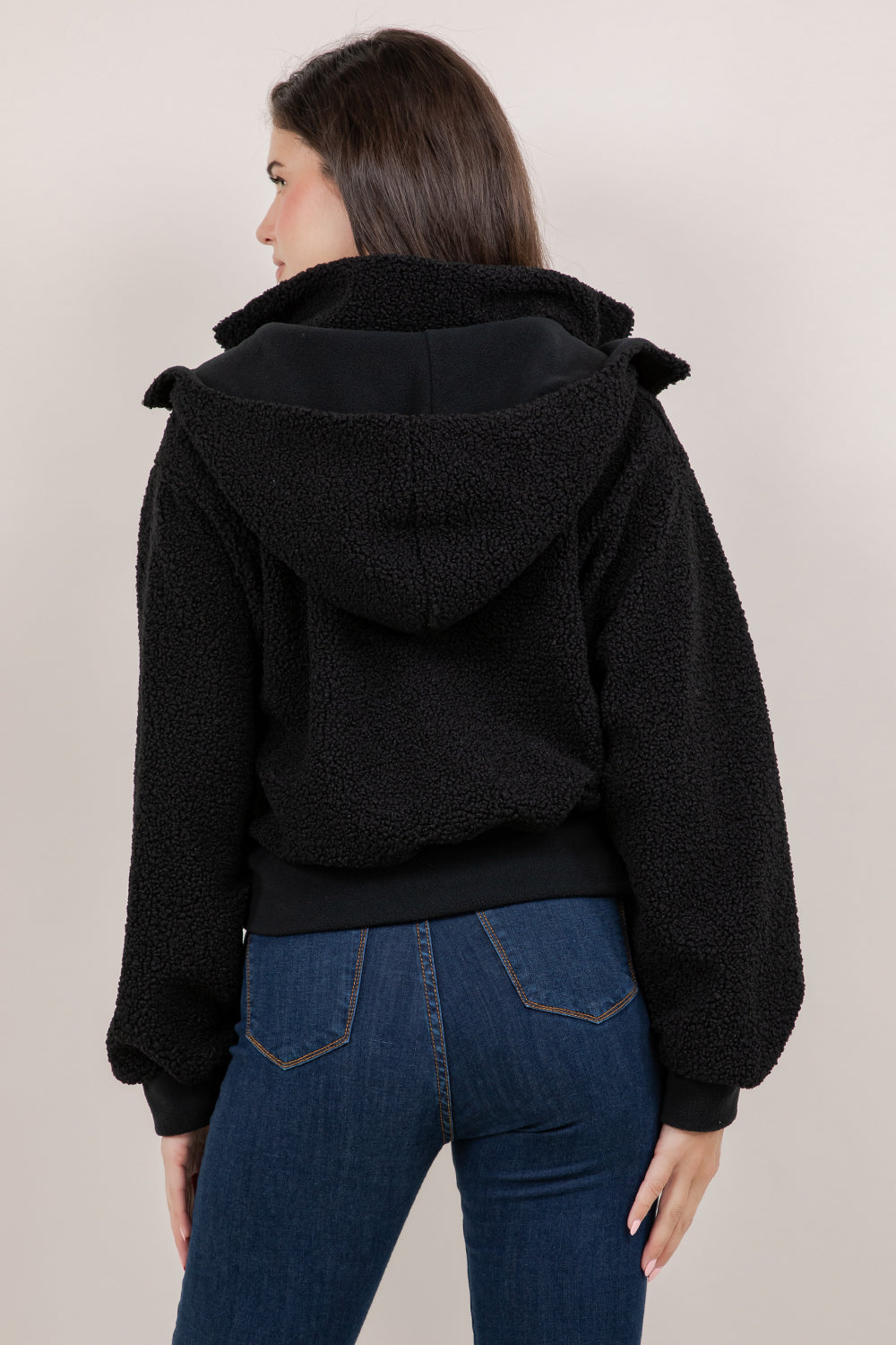 L/SLV HOODED BOMBER JACKET T12605-320