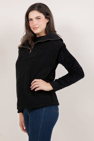 S/LESS HOODED VEST T12612-320