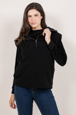 S/LESS HOODED VEST T12612-320