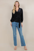 L/SLV CROSSOVER TOP T12632-221245