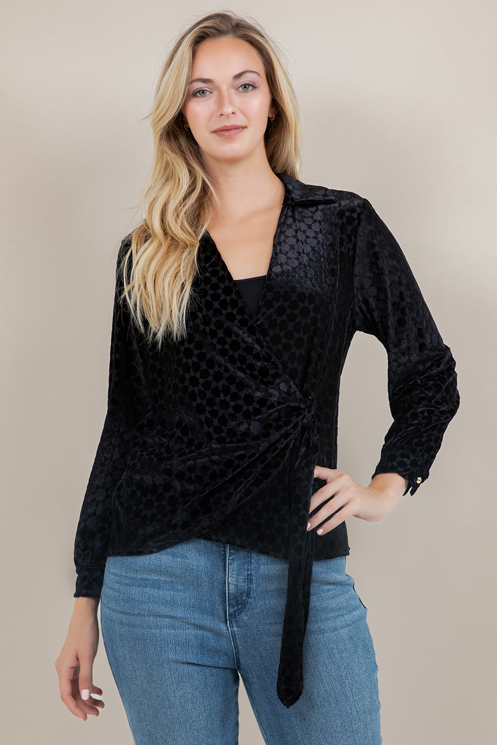 L/SLV CROSSOVER TOP T12632-221245