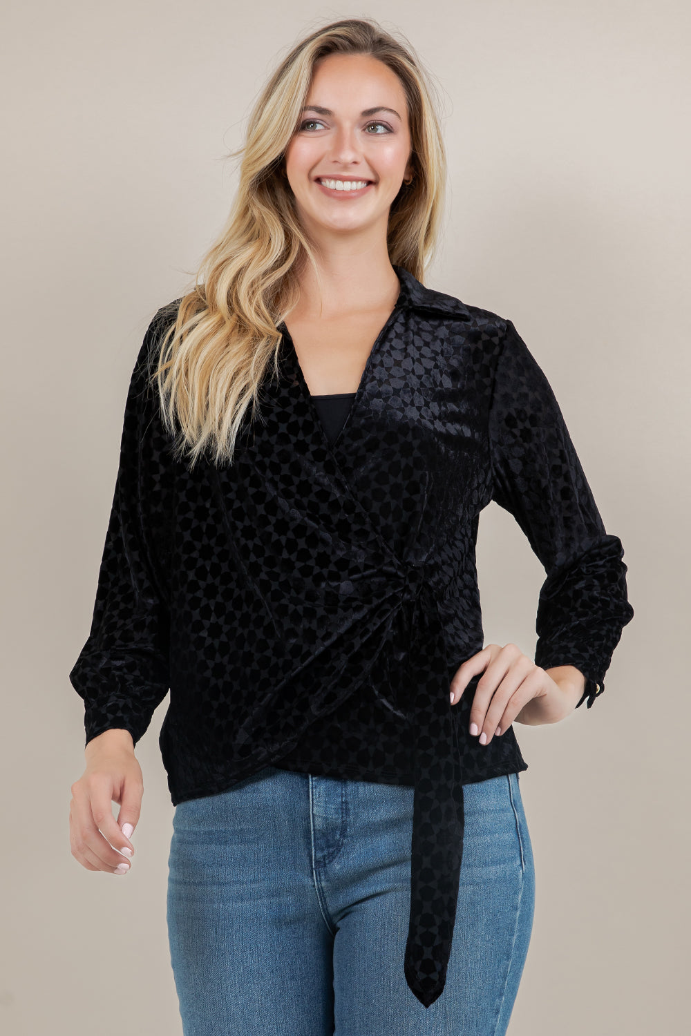 L/SLV CROSSOVER TOP T12632-221245