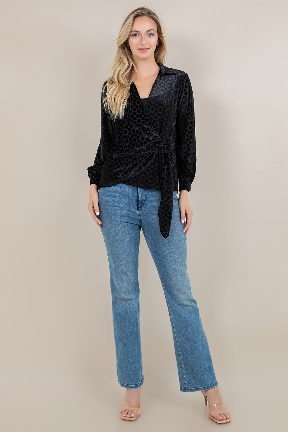 L/SLV CROSSOVER TOP T12632-221245