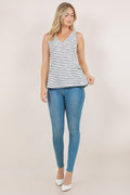 S/LESS V-NECK PEPLUM TOP T12661-0218