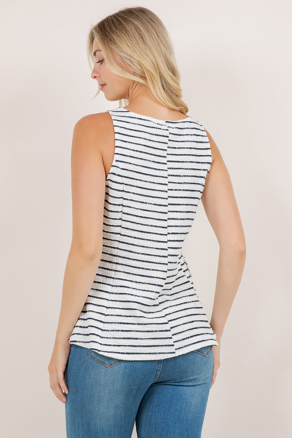 S/LESS V-NECK PEPLUM TOP T12661-0218