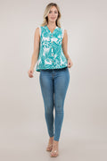S/LESS SCALLOP LACE BUTTONED TOP T12736-A5961