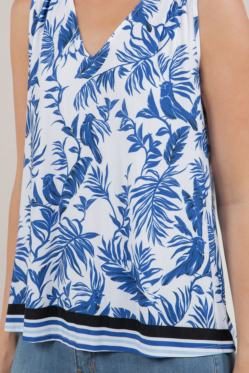 S/LESS V NECK PLEATED TOP T12747-787011