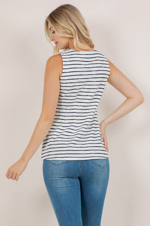 S/LESS BUTTONED PEPLUM TOP T12752-0218
