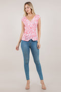 S/SLV V NECK SURPLICE TOP T12757-2506010