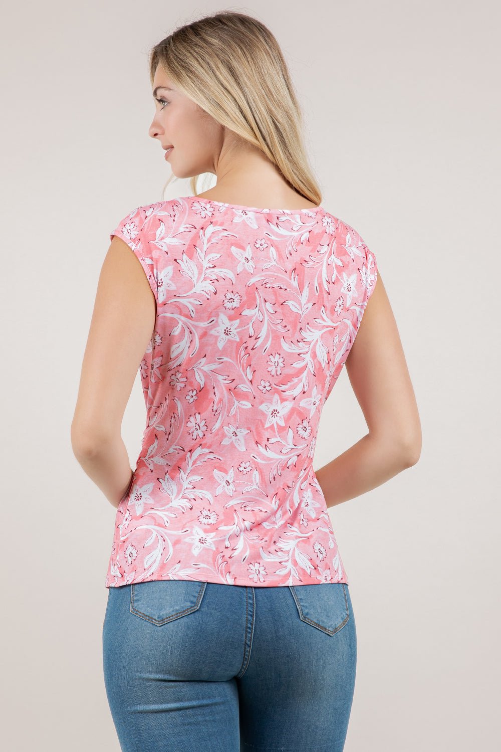 S/SLV V NECK SURPLICE TOP T12757-2506010