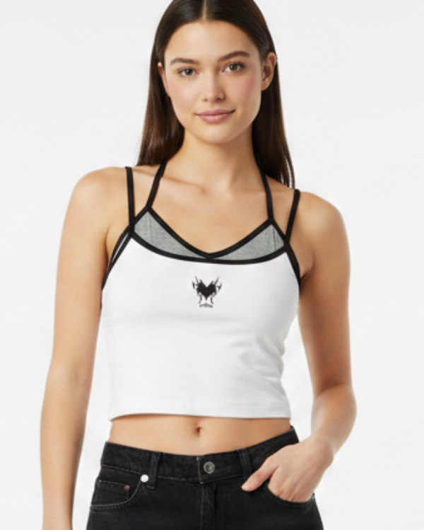 Double Layer Halter Tank Top