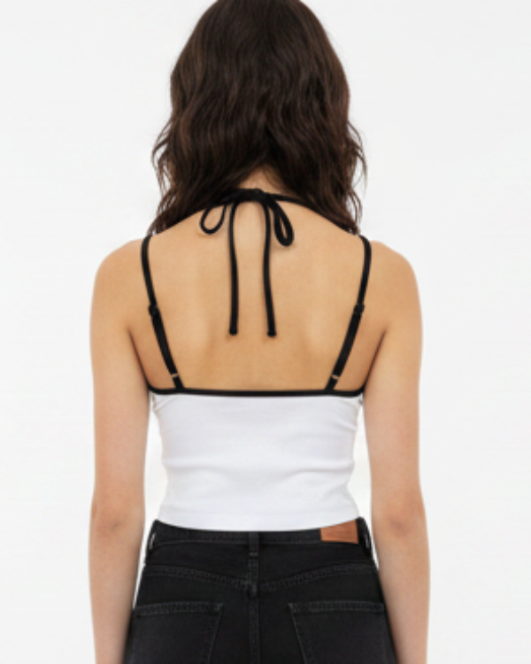 Double Layer Halter Tank Top