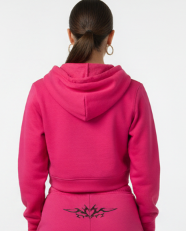 Zip Up Velour-Lined Hoodie