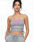 Strapless Side Tie Tank Top