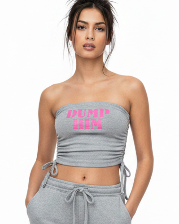 Strapless Side Tie Tank Top