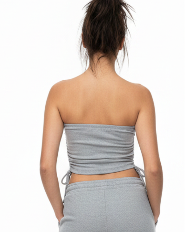 Strapless Side Tie Tank Top
